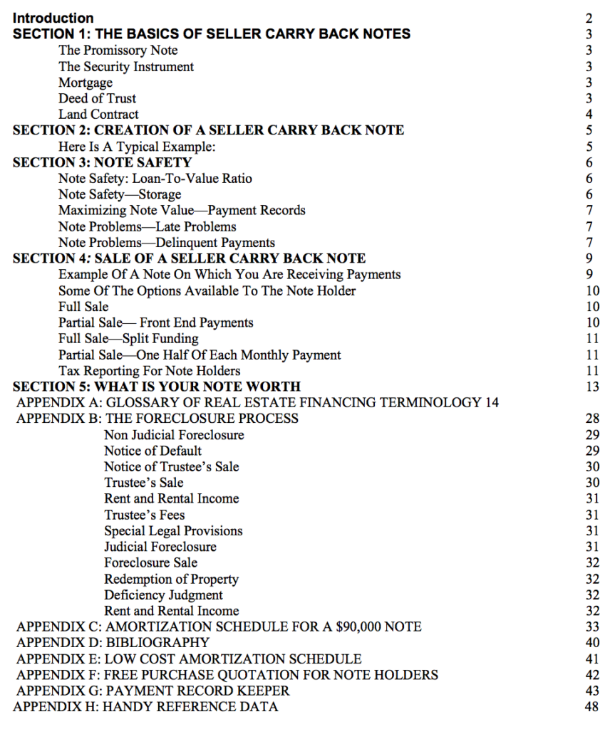 Broker Note The Note Holders Handbook – Armstrong Capital